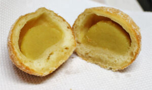 豆乳ボール スイートポテト 断面