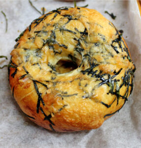 豆乳海苔チーズベーグル