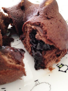 チョコクッキー&マカダミアベーグル 断面