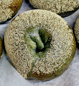 よもぎあん&クリームチーズベーグル